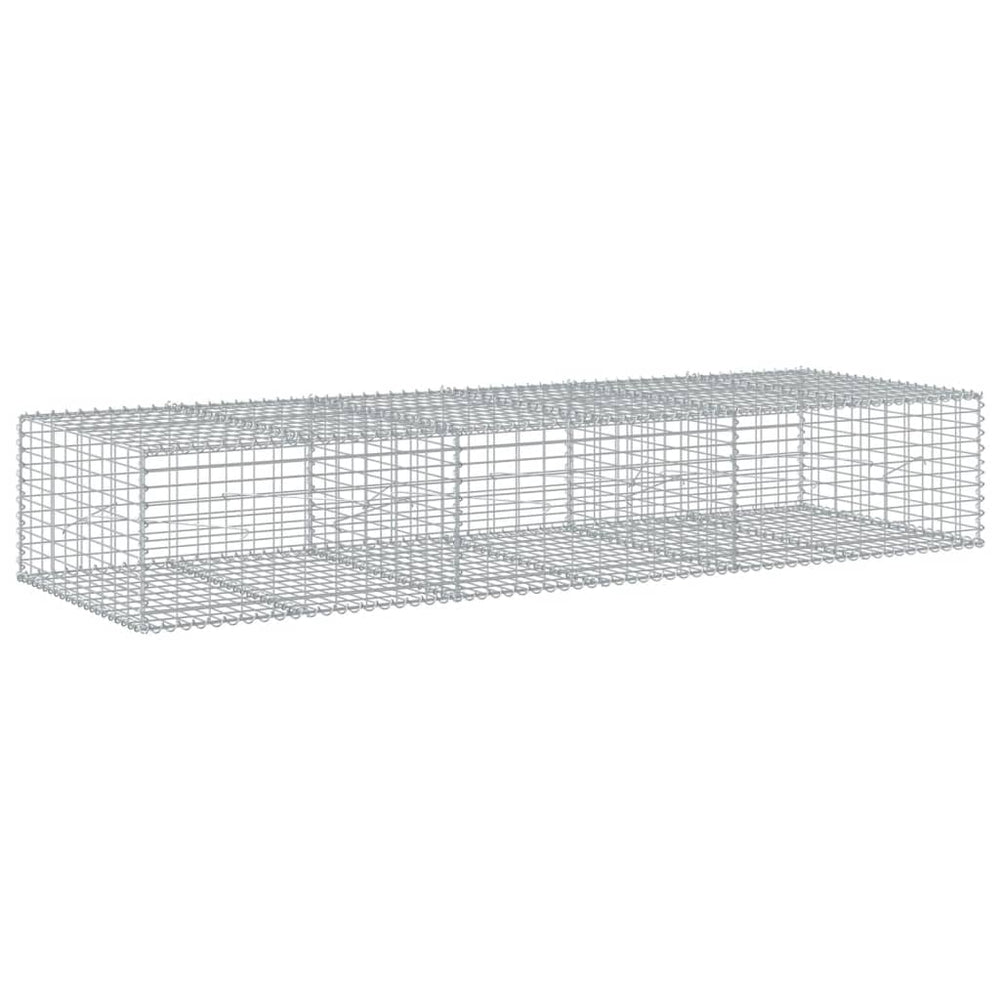 Gabione mit Deckel 300x100x50 cm