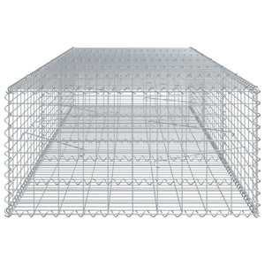 Gabione mit Deckel 300x100x50 cm