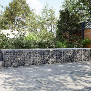 Gabione mit Deckel 300x100x50 cm