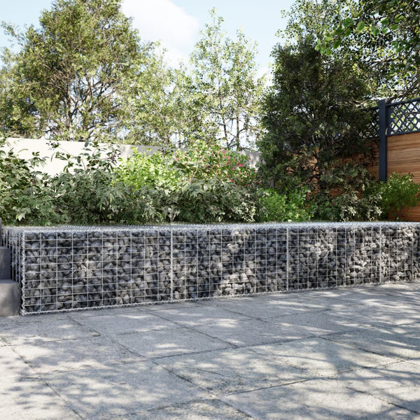Gabione mit Deckel 300x100x50 cm