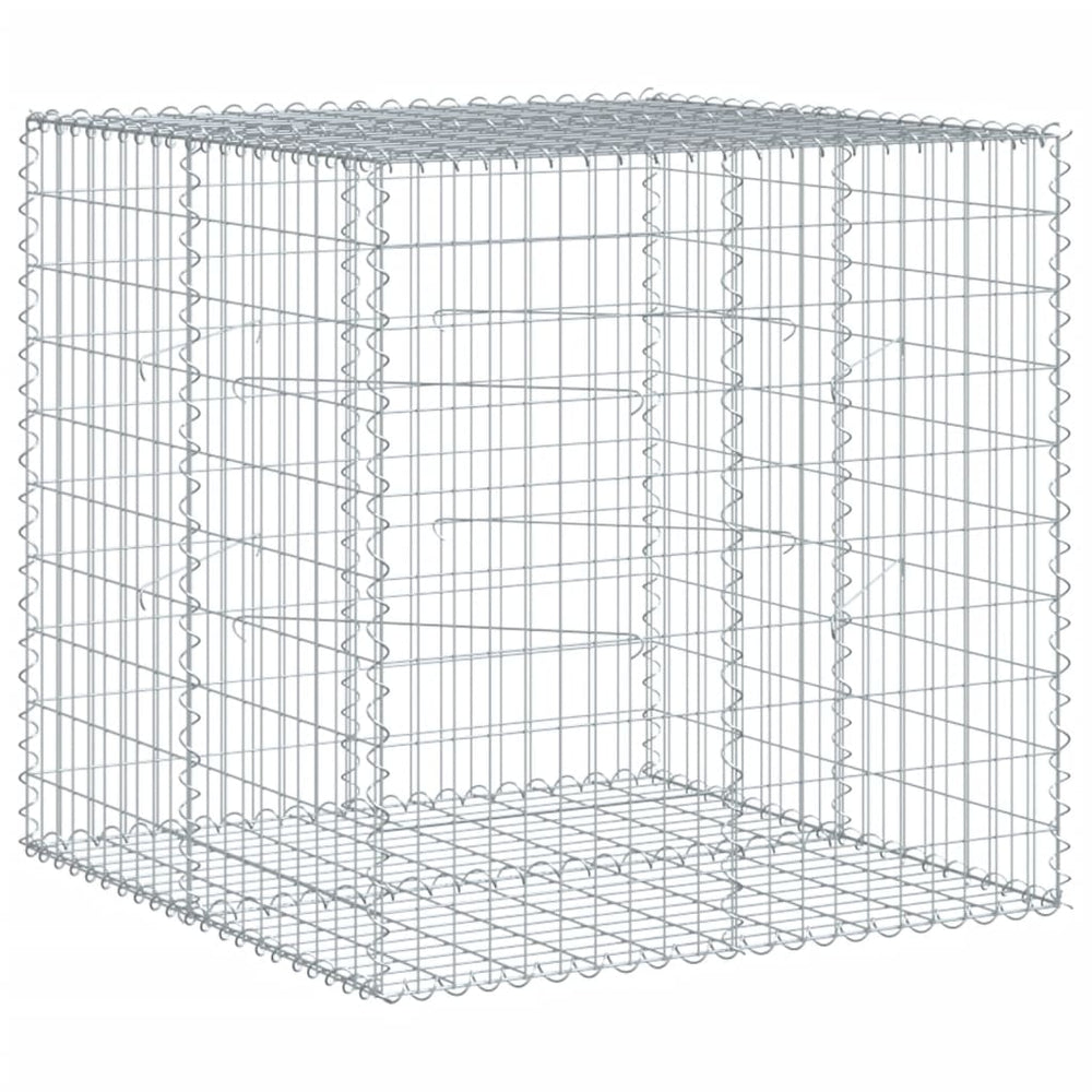 Gabione mit Deckel 100x100x100 cm