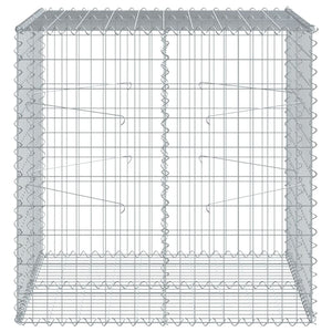 Gabione mit Deckel 100x100x100 cm