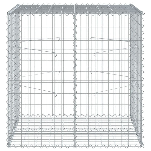 Gabione mit Deckel 100x100x100 cm