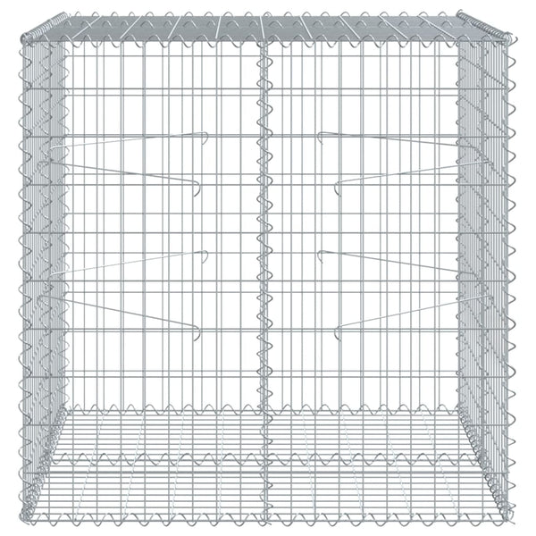 Gabione mit Deckel 100x100x100 cm
