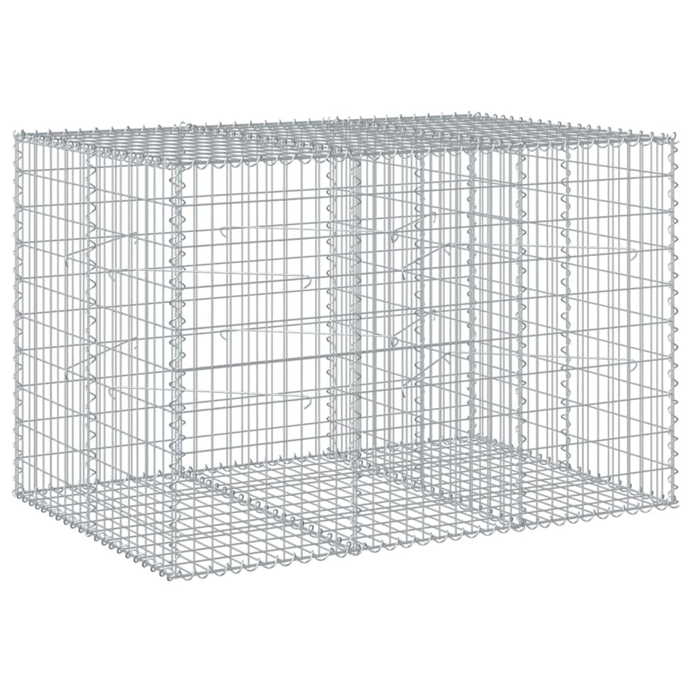 Gabione mit Deckel 150x100x100 cm