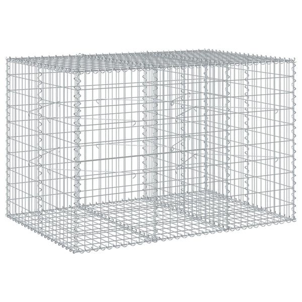 Gabione mit Deckel 150x100x100 cm