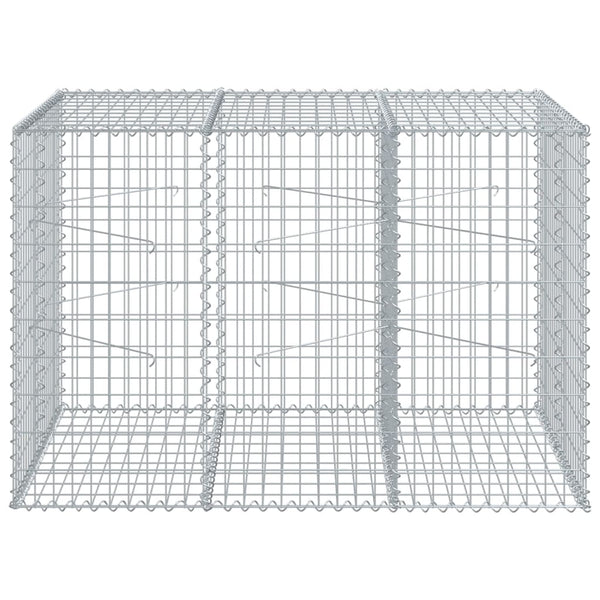Gabione mit Deckel 150x100x100 cm