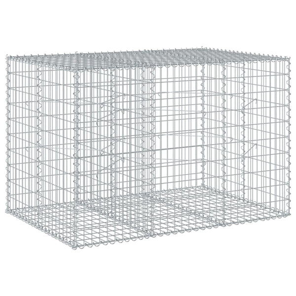 Gabione mit Deckel 150x100x100 cm