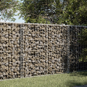 Gabione mit Deckel 150x100x100 cm