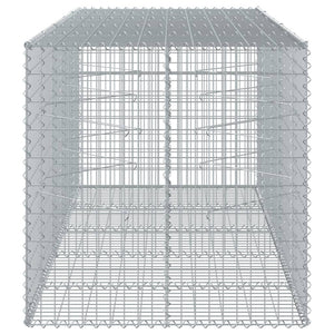 Gabione mit Deckel, 250x100x100 cm