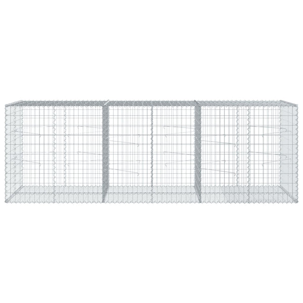 Gabione mit Deckel 300x100x100 cm