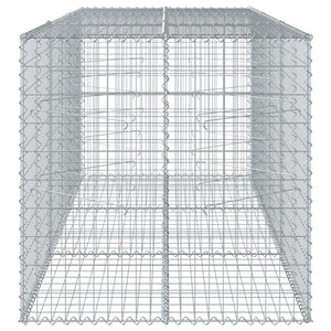 Gabione mit Deckel 300x100x100 cm