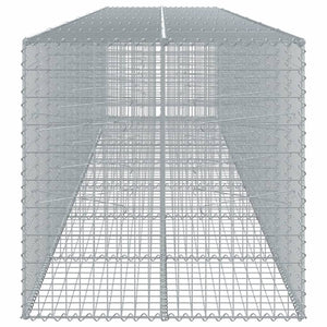 Gabione mit Deckel 700x100x100cm, verzinkt