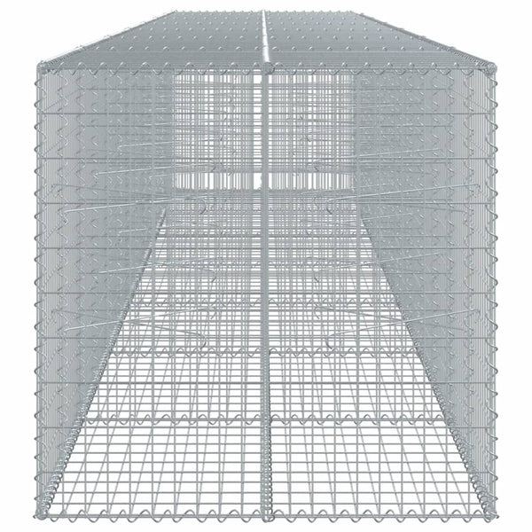 Gabione mit Deckel 700x100x100cm, verzinkt