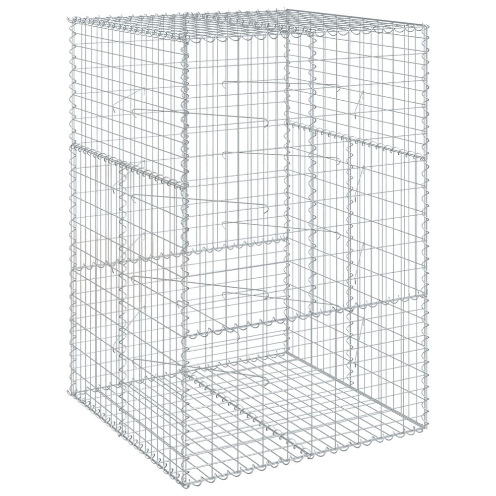 Gabione mit Deckel 100x100x150 cm