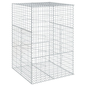 Gabione mit Deckel 100x100x150 cm