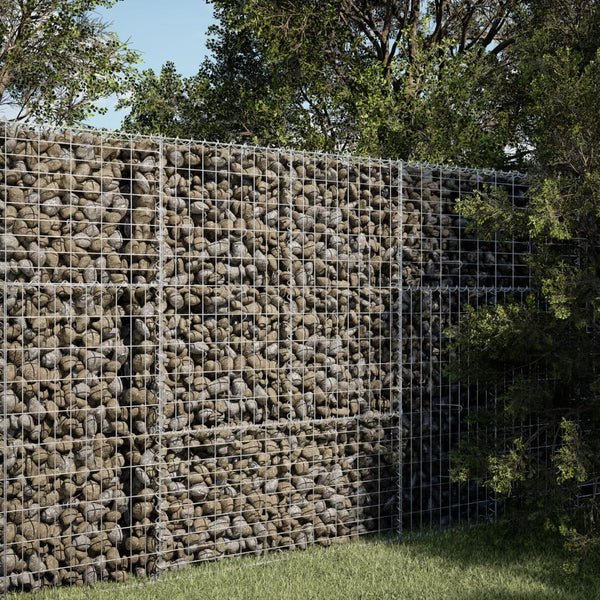 Gabione mit Deckel 100x100x150 cm