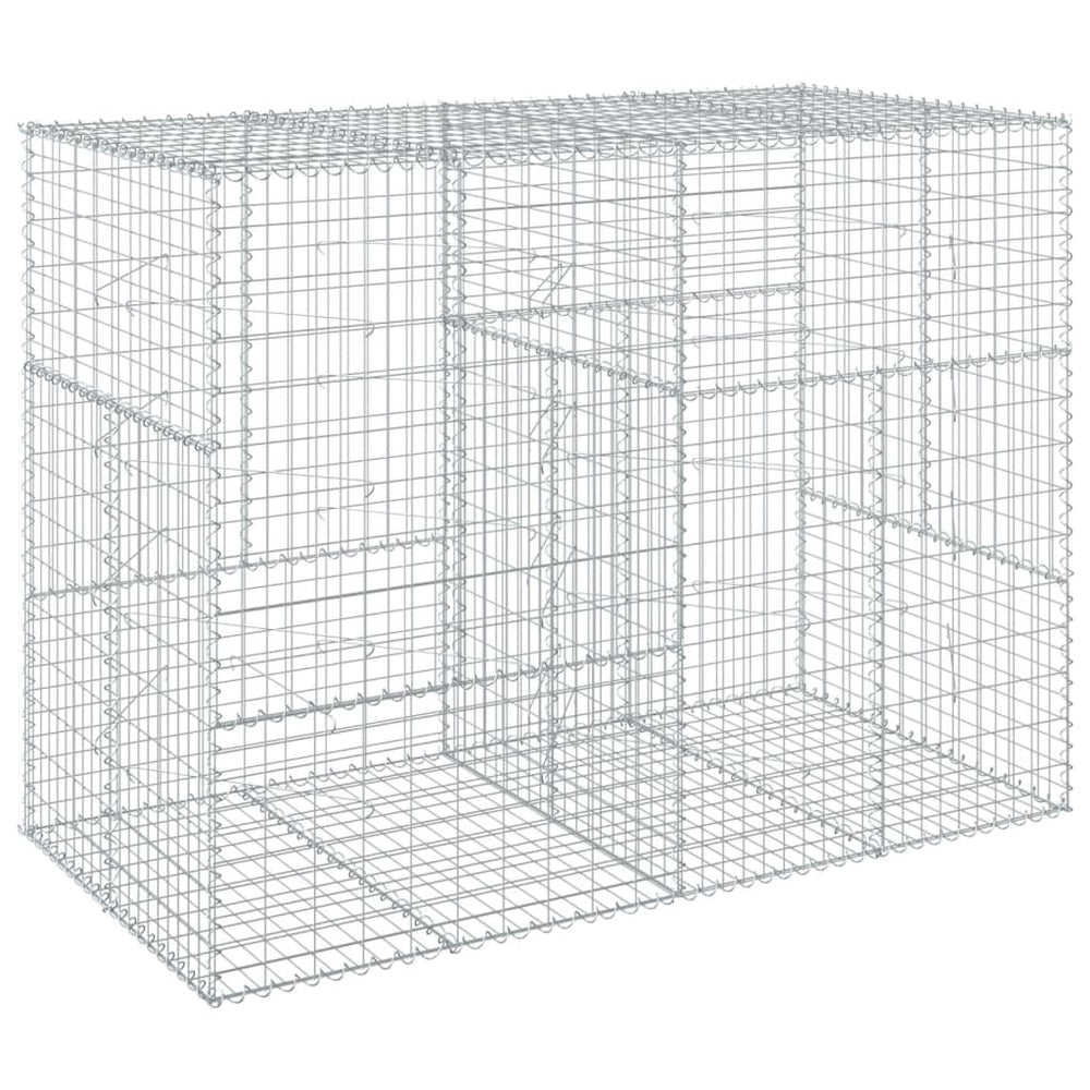 Gabione mit Deckel 200x100x150 cm