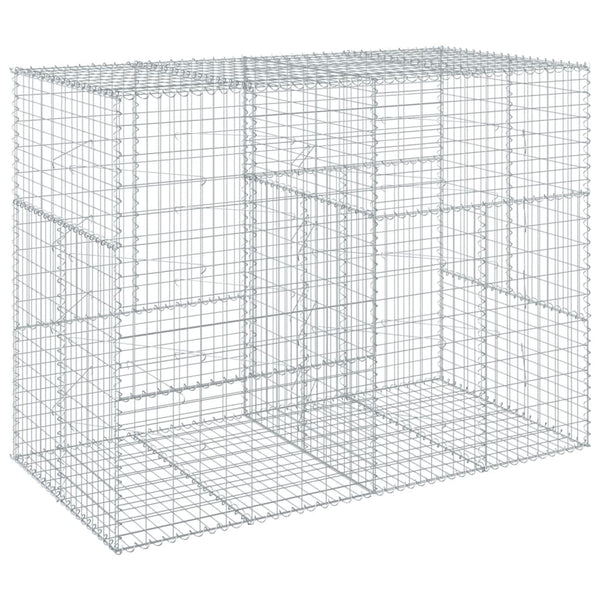 Gabione mit Deckel 200x100x150 cm