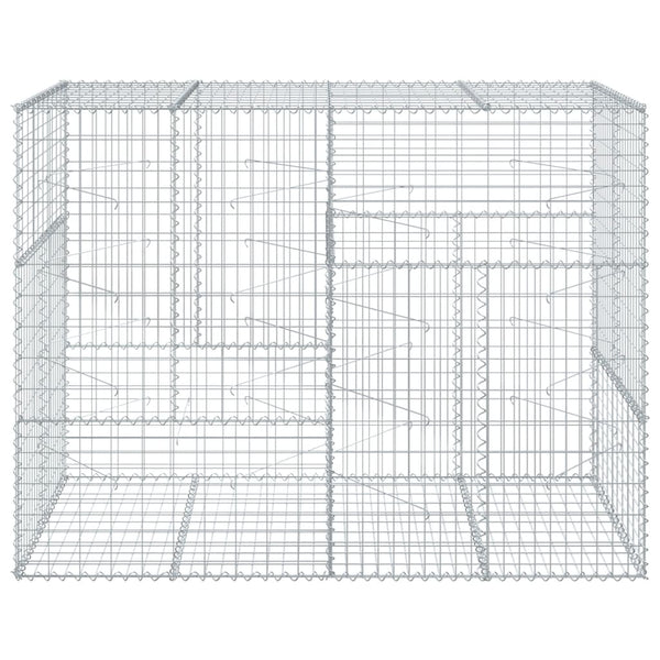 Gabione mit Deckel 200x100x150 cm
