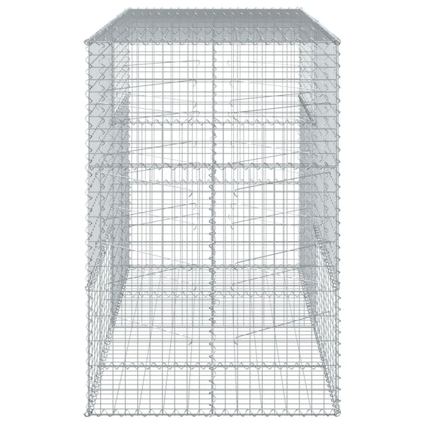 Gabione mit Deckel 200x100x150 cm