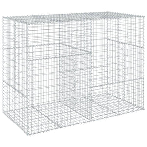 Gabione mit Deckel 200x100x150 cm