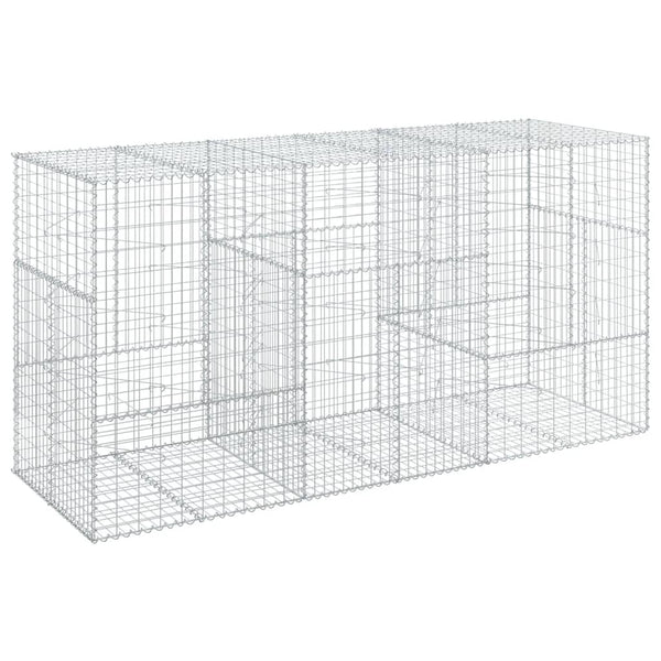 Gabione mit Deckel, 300x100x150 cm