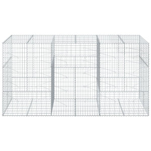 Gabione mit Deckel, 300x100x150 cm