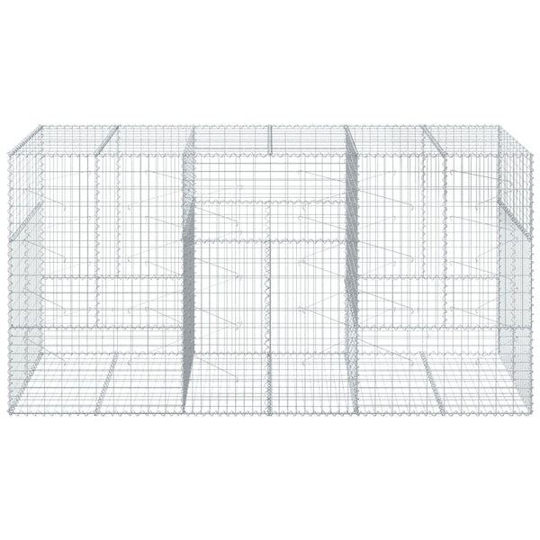 Gabione mit Deckel, 300x100x150 cm