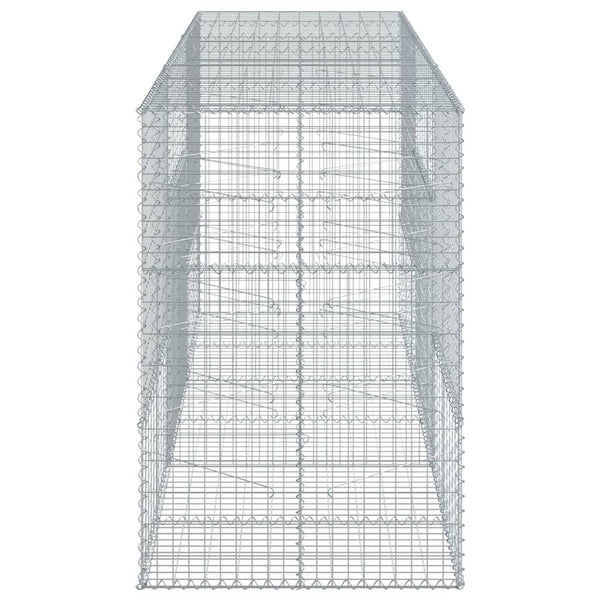 Gabione mit Deckel, 300x100x150 cm