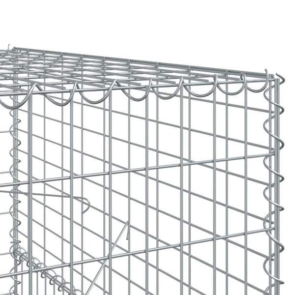 Gabione mit Deckel, 300x100x150 cm