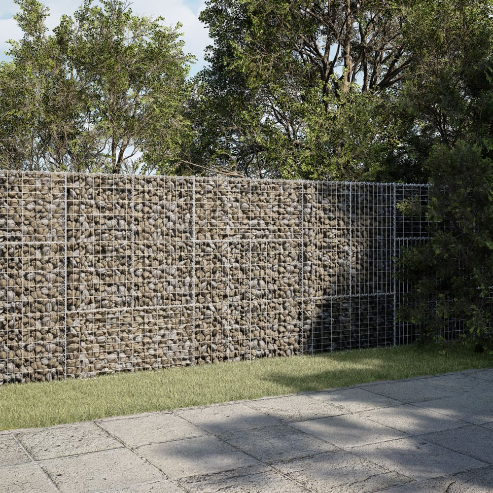 Gabione mit Deckel, 300x100x150 cm
