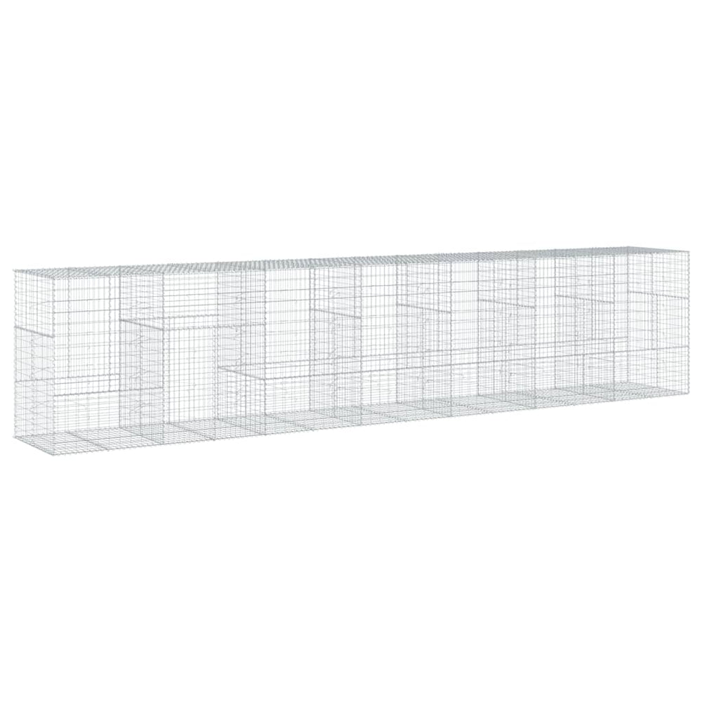 Gabione mit Deckel 700x100x150 cm