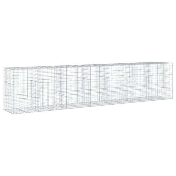 Gabione mit Deckel 700x100x150 cm