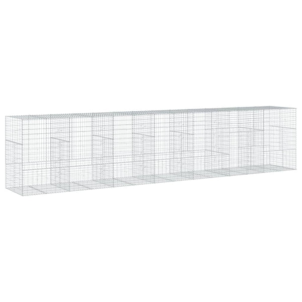 Gabione mit Deckel 700x100x150 cm