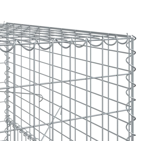 Gabione mit Deckel 700x100x150 cm