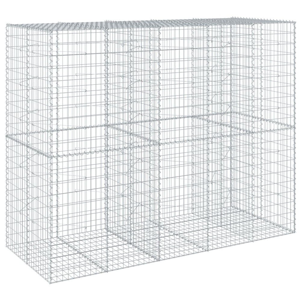 Gabione mit Deckel 250x100x200 cm