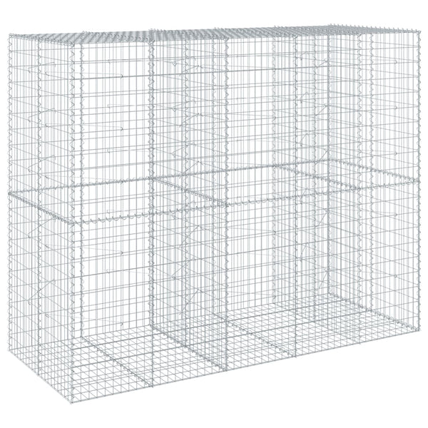 Gabione mit Deckel 250x100x200 cm