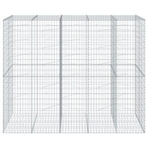 Gabione mit Deckel 250x100x200 cm
