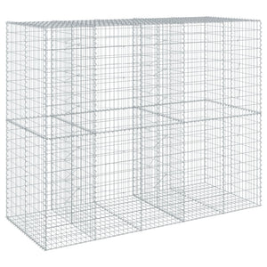 Gabione mit Deckel 250x100x200 cm