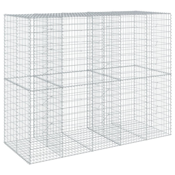 Gabione mit Deckel 250x100x200 cm