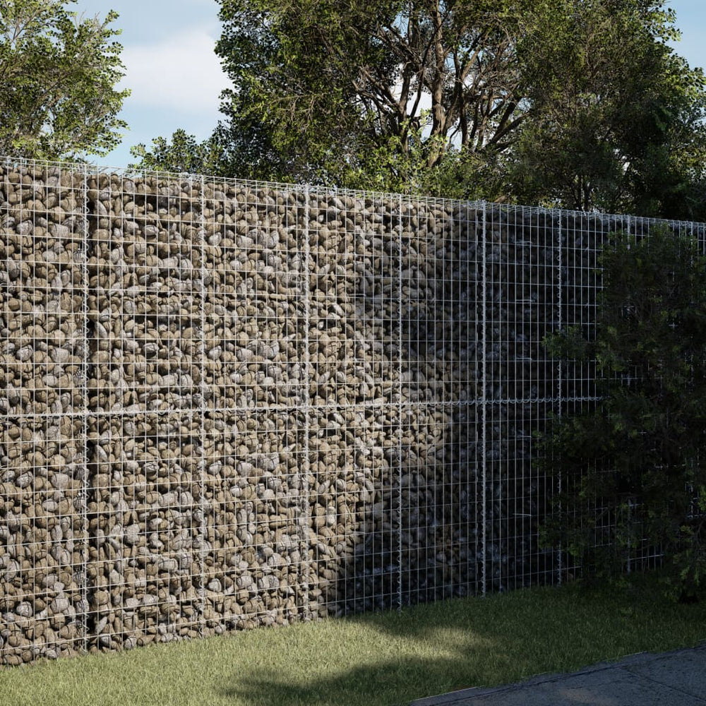 Gabione mit Deckel 250x100x200 cm