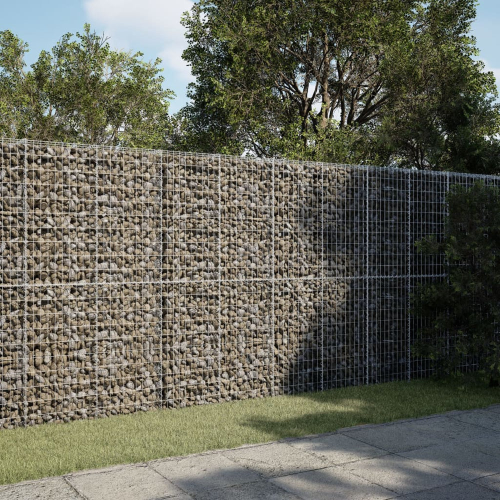 Gabione mit Deckel 300x100x200 cm