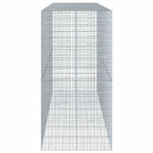 Gabione mit Deckel, 350x100x200 cm, Verzinkt