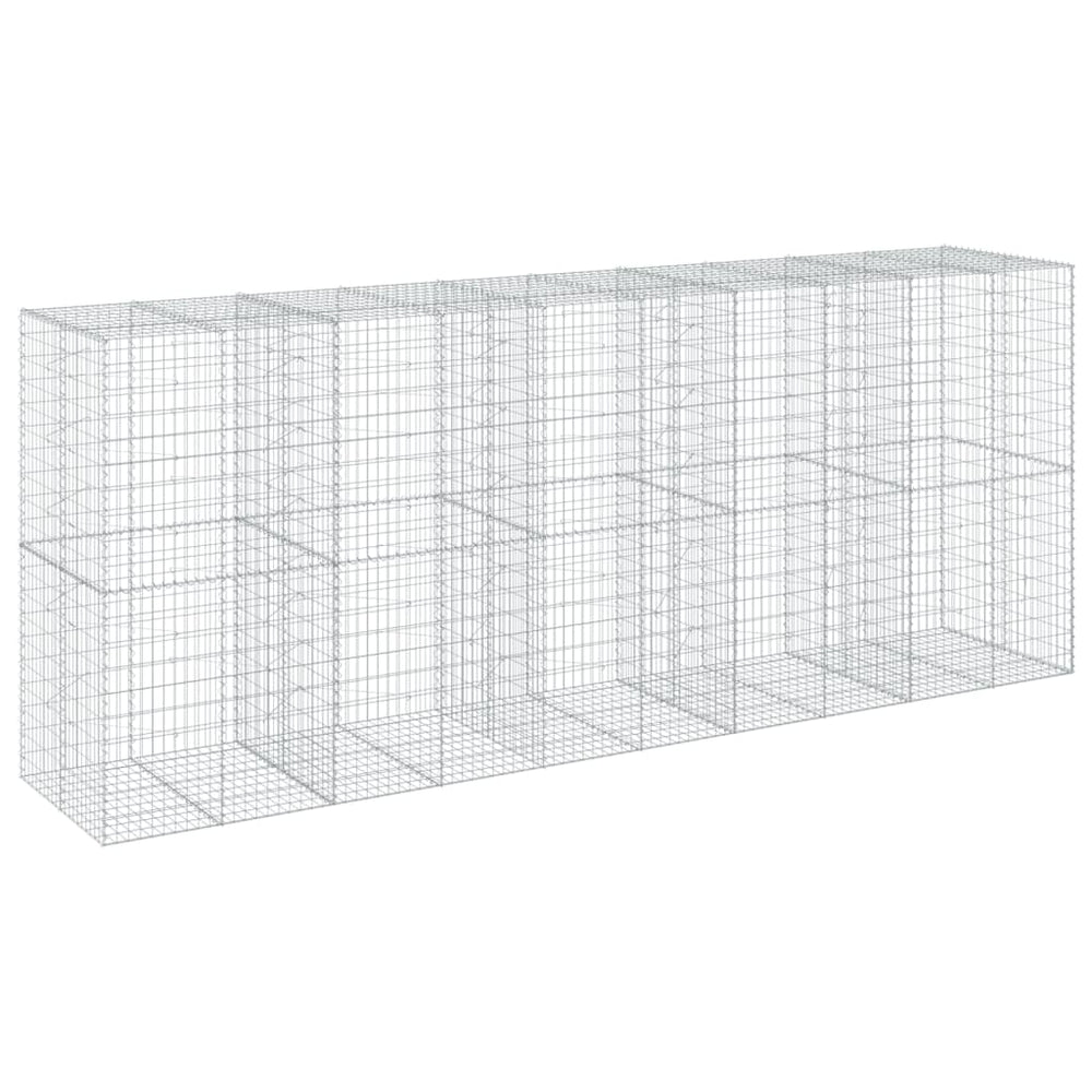 Gabione mit Deckel 500x100x200 cm