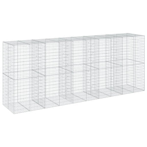 Gabione mit Deckel 500x100x200 cm