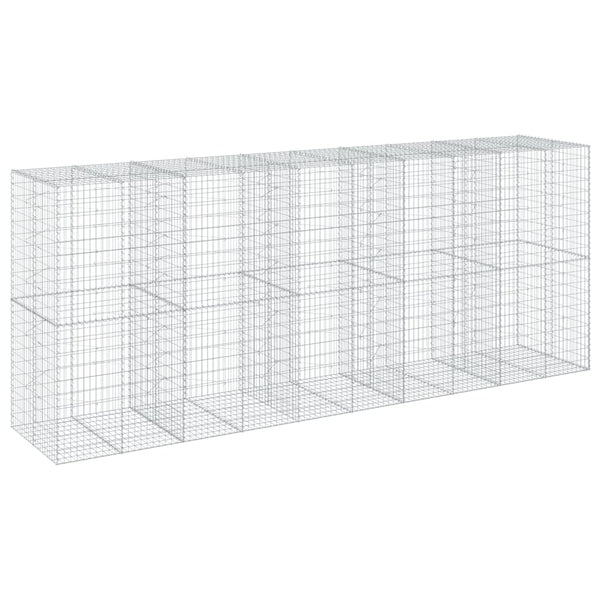 Gabione mit Deckel 500x100x200 cm