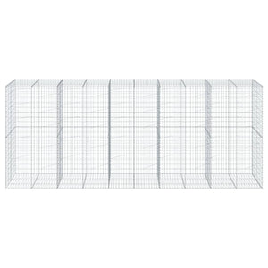 Gabione mit Deckel 500x100x200 cm