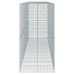 Gabione mit Deckel 500x100x200 cm