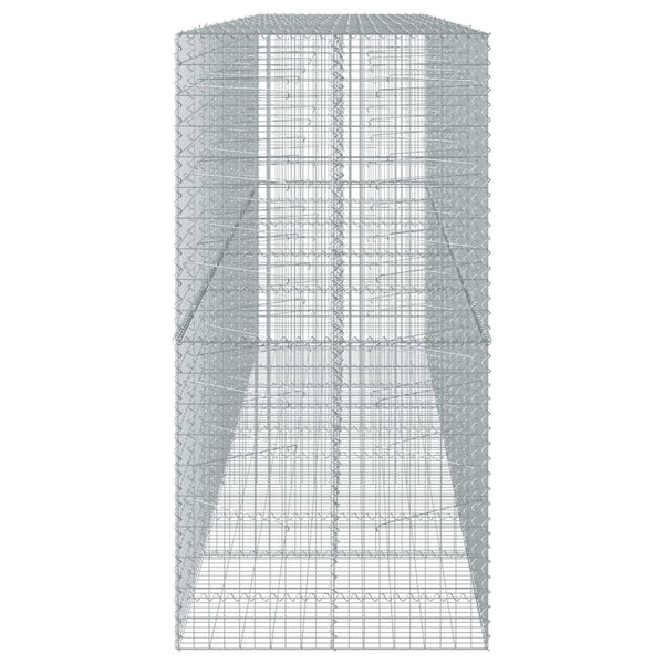 Gabione mit Deckel 500x100x200 cm